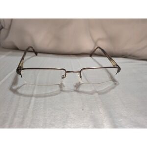 Burberry Eyeglasses Bronze Half Rim Frame B1012 1012 50-19-135